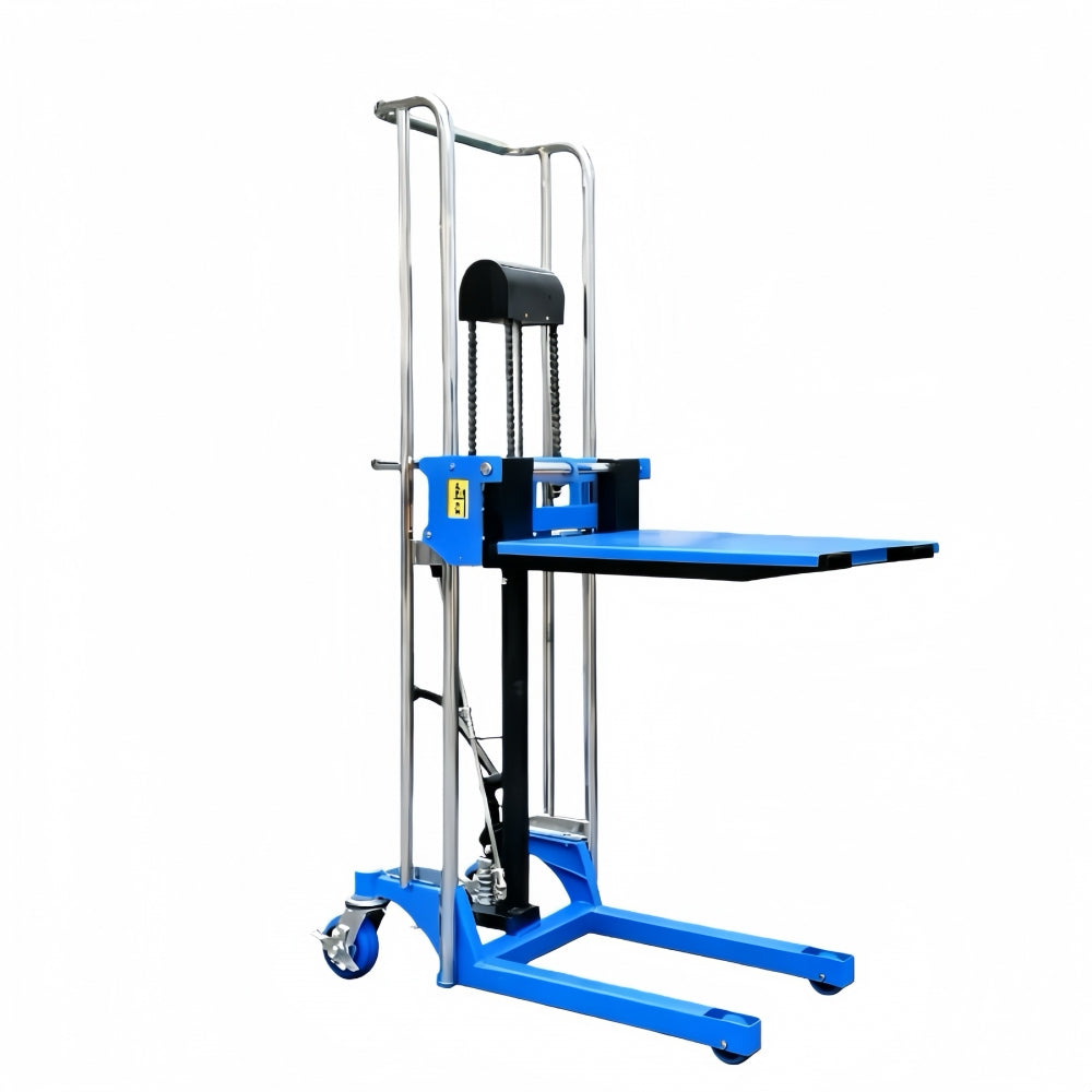 New 400kg lightweight manual forklift, manual truck mold vehicle, hydraulic lifting loading and unloading vehicle, SDD trolley