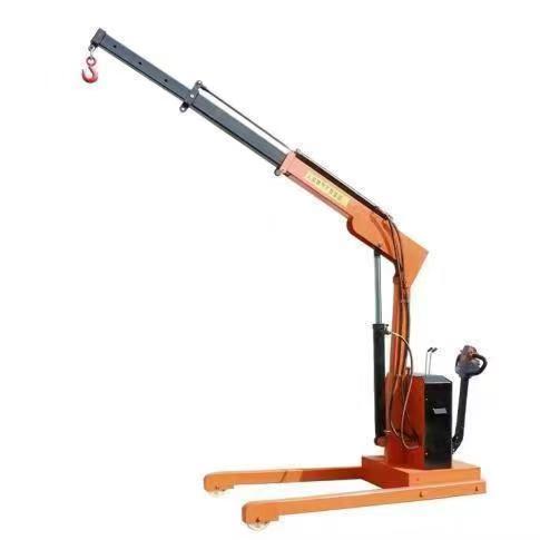 Mobile crane - fully automatic hydraulic self-adjusting lifting and rotating electric lifting small crane - one ton, two tons lifting crane