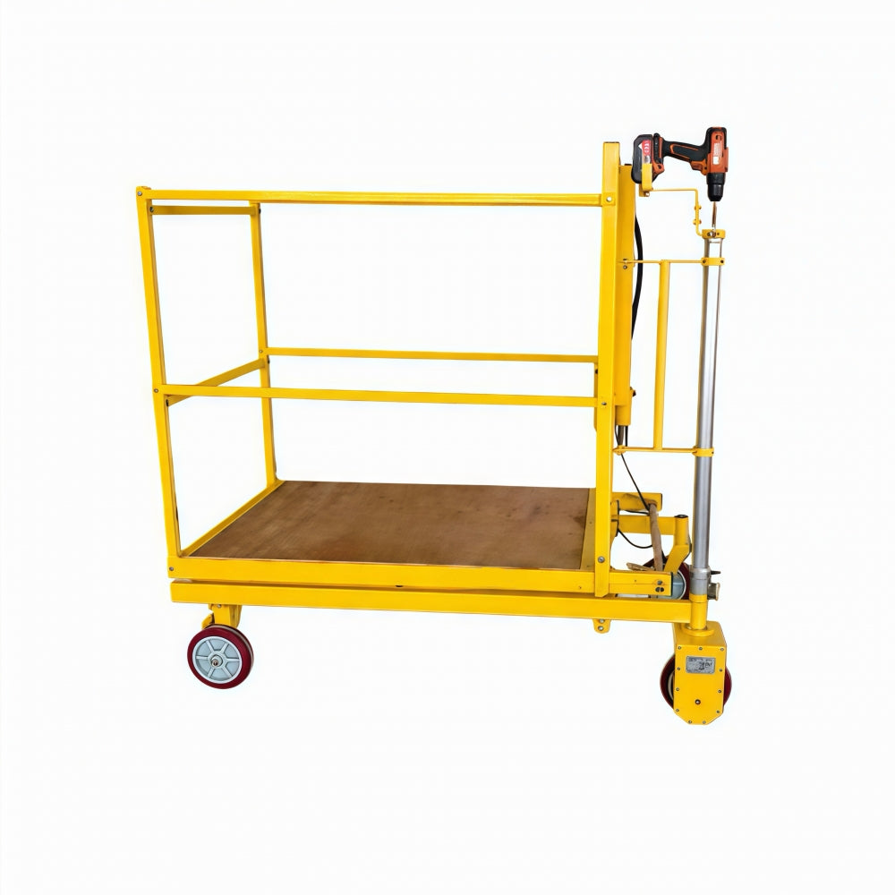 Low altitude safety work Aerial Skylift Hand Movable Mobile Scissor Lift drivable and movable lift