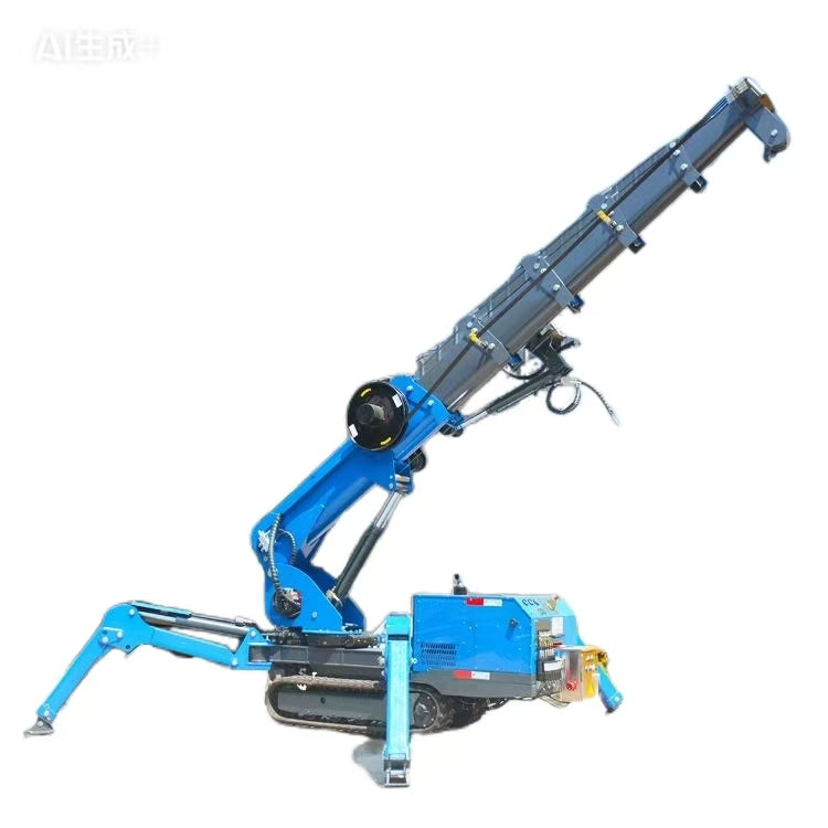 Track-type crane for power construction, spider crane for curtain wall installation, track spider crane, 3-ton, 5-ton