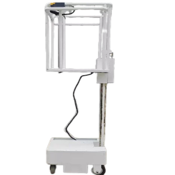 Electrically-powered lifting and ascending inspection vehicle for chicken farm, observation vehicle for shopping mall and warehouse, cargo pickup vehicle for shopping mall and warehouse, two-way driving vehicle for epidemic prevention.